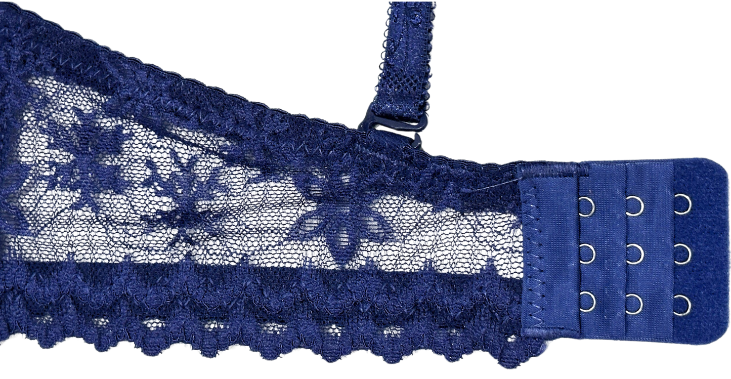 Stylish Comfort Lace Padded Bra Set