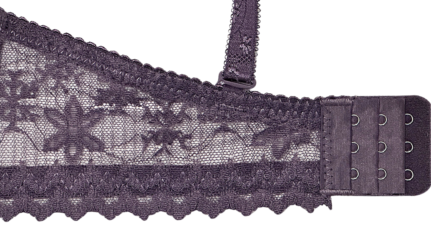 Stylish Comfort Lace Padded Bra Set