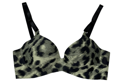 Premium Seamless Leopard Bra