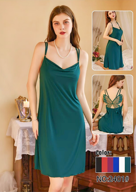 Elegant Silky Slip Nightgown